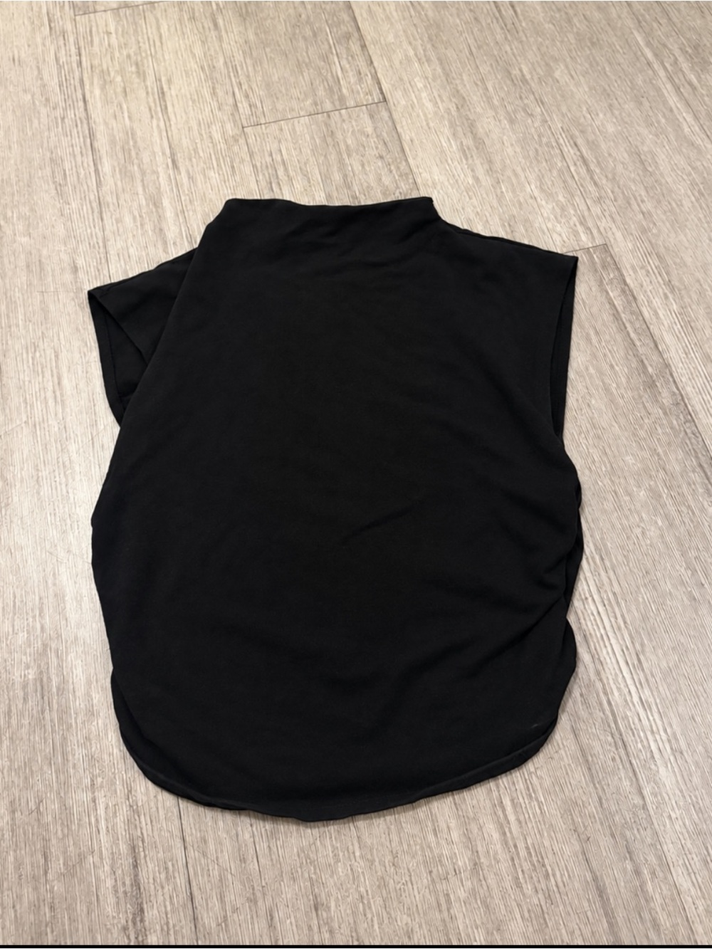 Reformation Sleeveless Mock Neck Top - Black